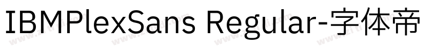 IBMPlexSans Regular字体转换